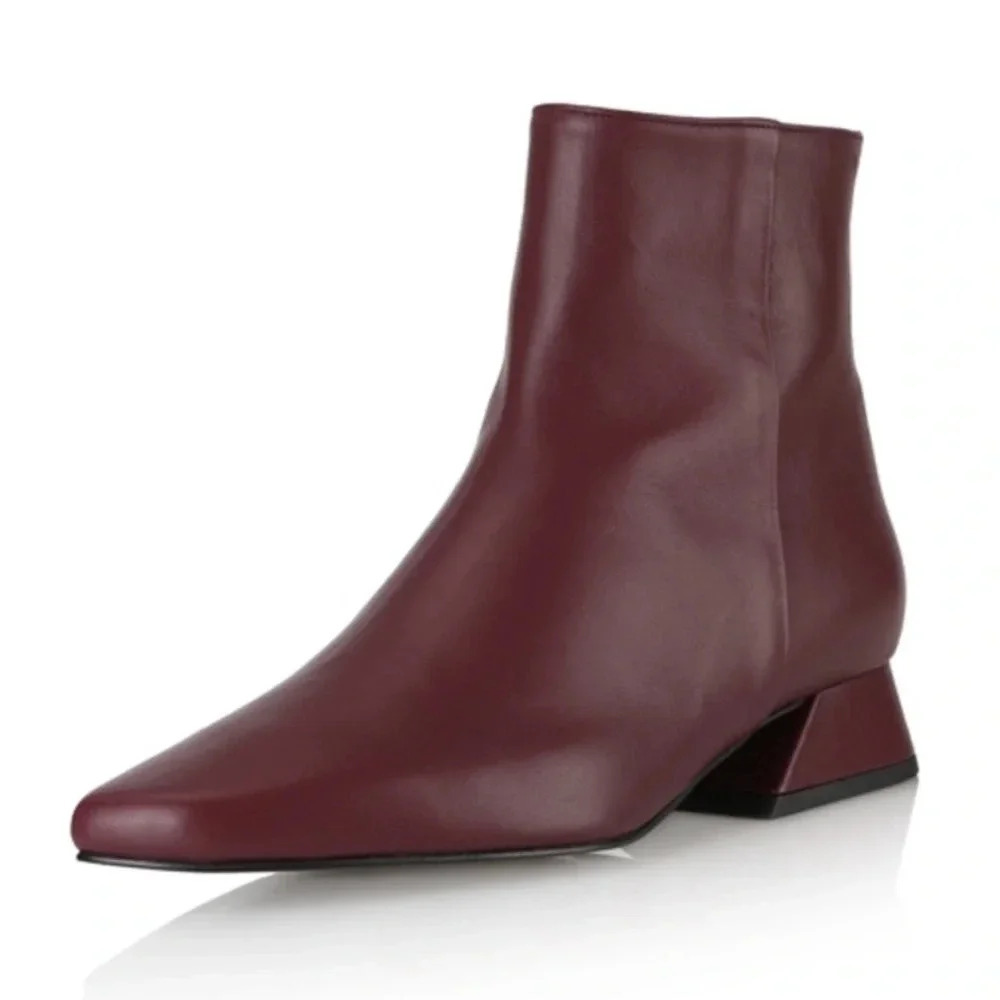 Yuul Yie | Red Bootie Heel 39 Burgundy‎ Woman’s Kiara